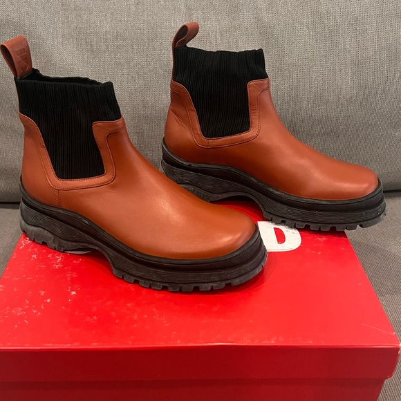 Staud Bow Boot in Tan - Picture 5 of 5